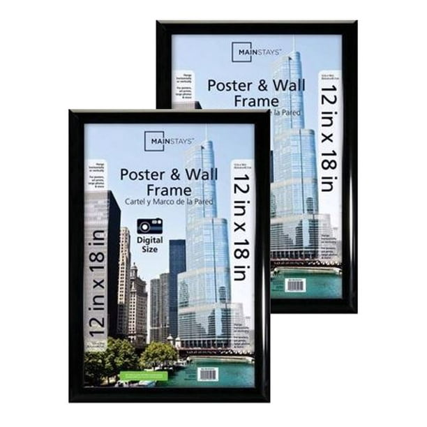 18" X 24" Trendsetter Wall Poster Picture Photo Hanging Frame Home Decor Black 18" X 24" Trendsetter Wall Poster Picture Photo Hanging Frame Home Decor Black